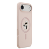  iPhone 17 Air rózsaszín Karl Lagerfeld Liquid Silicone Karl és Choupette MagSafe tok - 2. kép