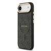  iPhone 17 Air Fekete Guess PU Leather 4G Gold Frame MagSafe tok - 0. kép