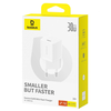 Baseus GaN5 30W USB-C Mini Fali Töltő - Fehér - 3. kép