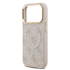  iPhone 17 Pro Pink Guess PU Leather 4G Gold Frame MagSafe tok - 3. kép
