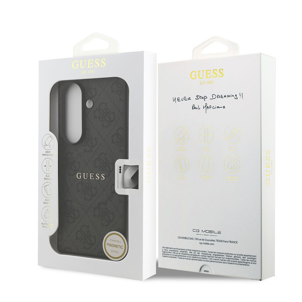  Samsung Galaxy Z Fold 7 GUHMZFD7P4MSEGCK GUESS Mágneses 4G PU Klasszikus fekete tok - 7