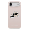  iPhone 17 Air Pink Karl Lagerfeld Liquid Silicone Double Heads MagSafe tok - 1. kép