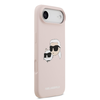  iPhone 17 Air Pink Karl Lagerfeld Liquid Silicone Double Heads MagSafe tok - 2. kép