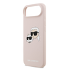  iPhone 17 Air Pink Karl Lagerfeld Liquid Silicone Double Heads MagSafe tok - 3. kép