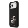  iPhone 17 Pro Max fekete Karl Lagerfeld Liquid Silicone K&CH Sketch MagSafe tok - 0. kép
