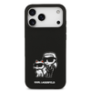  iPhone 17 Pro Max fekete Karl Lagerfeld Liquid Silicone K&CH Sketch MagSafe tok - 1. kép