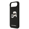  iPhone 17 Air fekete Karl Lagerfeld Liquid Silicone Double Heads MagSafe tok - 2. kép