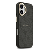  iPhone 17 Fekete Guess PU bőr 4G aranykeretes MagSafe tok - 2. kép