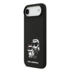  iPhone 17 Air Fekete Karl Lagerfeld Liquid Silicone K&CH Sketch MagSafe tok - 0. kép