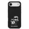  iPhone 17 Air Fekete Karl Lagerfeld Liquid Silicone K&CH Sketch MagSafe tok - 1. kép