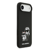  iPhone 17 Air Fekete Karl Lagerfeld Liquid Silicone K&CH Sketch MagSafe tok - 2. kép