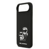  iPhone 17 Air Fekete Karl Lagerfeld Liquid Silicone K&CH Sketch MagSafe tok - 3. kép