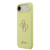  iPhone 17 Air Sárga Guess Liquid Silicone 4G Metal Logo tok - 0. kép