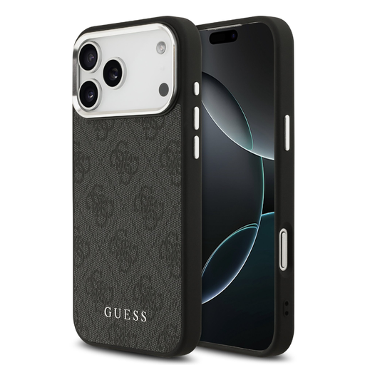 iPhone 17 Pro Max Fekete Guess 4G MagSafe tok iPhone 17 Pro Max Fekete Guess 4G MagSafe tok