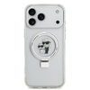  iPhone 17 Pro Max Fehér Karl Lagerfeld Ringstand Karl és Choupette MagSafe tok - 1. kép