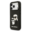  iPhone 17 Pro Fekete Karl Lagerfeld 3D Rubber Karl és Choupette tok - 0. kép