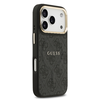  iPhone 17 Pro fekete Guess PU bőr 4G arany keretes MagSafe tok - 2. kép