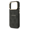  iPhone 17 Pro fekete Guess PU bőr 4G arany keretes MagSafe tok - 3. kép