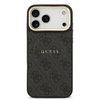  iPhone 17 Pro Max Fekete Guess PU bőrtok 4G arany keretes MagSafe tok - 1. kép