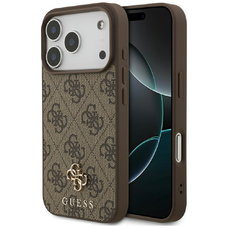  iPhone 17 Pro Guess 4G Small Classic Logo MagSafe barna tok