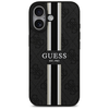  iPhone 17 fekete Guess 4G Printed Stripes MagSafe tok - 1. kép