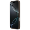  Apple iPhone 17 Barna Guess 4G Nyomott Csíkos MagSafe tok - 3. kép