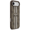  iPhone 17 Barna Guess 4G Printed Stripes MagSafe tok - 2. kép
