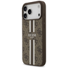  iPhone 17 Pro Max Guess 4G Printed Stripes MagSafe tok barna - 0. kép