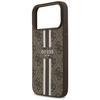 iPhone 17 Pro Max Guess 4G Printed Stripes MagSafe tok barna - 4. kép