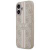  iPhone 17 Rózsaszín Guess 4G Csíkos MagSafe tok - 0. kép