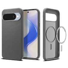 Google Pixel 10 Pro Spigen Liquid Air Mag Magsafe tok Márvány Szürke