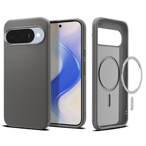Google Pixel 10 Pro Spigen Liquid Air Mag Magsafe tok Márvány Szürke Google Pixel 10 Pro Spigen Liquid Air Mag Magsafe tok Márvány Szürke