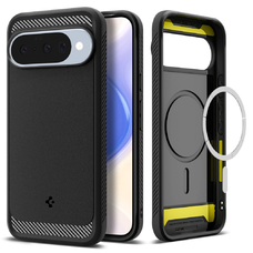 Google Pixel 10 / 10 Pro Spigen Rugged Armor Mag Magsafe tok Matt Fekete