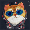 Nimmy Glasses Cool Cat case for iPhone 15 - black - 3. kép