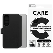 CARE by PanzerGlass Feature Tango 2in1 Pénztárca Qi Samsung Galaxy S25 Edge tok - Fekete