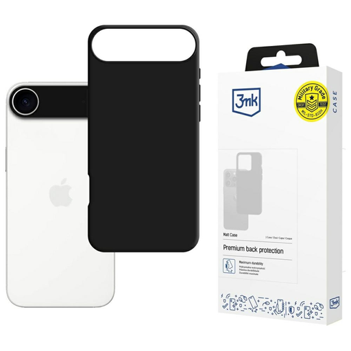 iPhone 17 Air tok 3MK Matt tok fekete iPhone 17 Air tok 3MK Matt tok fekete