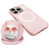  iPhone 16 Pro Max Nimmy Glasses Cool Cat MagSafe rózsaszín tok - 1. kép