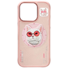  iPhone 16 Pro Max Nimmy Glasses Cool Cat MagSafe rózsaszín tok - 4. kép