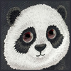 Nimmy Big Eyed Pet 2.0 Panda tok iPhone 15 Pro-hoz - fekete - 0. kép
