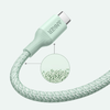 USB-C to USB-C Kábel Anker 544, 140W, 1.8m, Zöld A80F6H61 - 1. kép