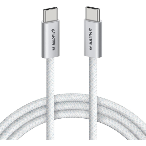 USB-C - USB-C Kábel Anker Zolo, 240W, 1m, Fehér A8060H21