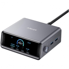 Asztali töltő Anker Prime, 250W, 5A, 2 x USB-A - 4 x USB-C, Fekete A2345341