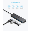 USB Hub Anker, 4 x USB-A 3.0, Fekete A7516016 - 0. kép