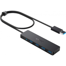 USB Hub Anker, 4 x USB-A 3.0, Fekete A7516016
