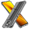 Xiaomi Poco X3 / Poco X3 NFC / Poco X3 Pro Shockproof Clear Silicone Techsuit - Átlátszó tok - 0. kép