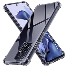 Xiaomi 11T / 11T Pro Smoke Black Techsuit Shockproof Clear Silicone tok