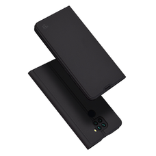 Xiaomi Redmi Note 9 / Redmi 10X 4G Fekete Techsuit Magskin Book tok