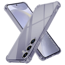Samsung Galaxy S24 Plus Techsuit - Shockproof Átlátszó Szilikon - Füst Fekete tok