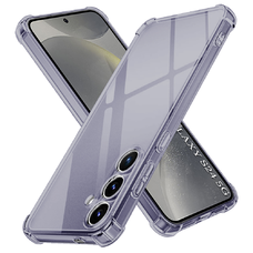 Samsung Galaxy S24 Smoke Black Techsuit - Shockproof Clear Silicone tok