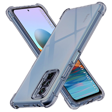 Xiaomi Redmi Note 10 Pro / Note 10 Pro Max Smoke Black Techsuit - Shockproof Clear Silicone tok